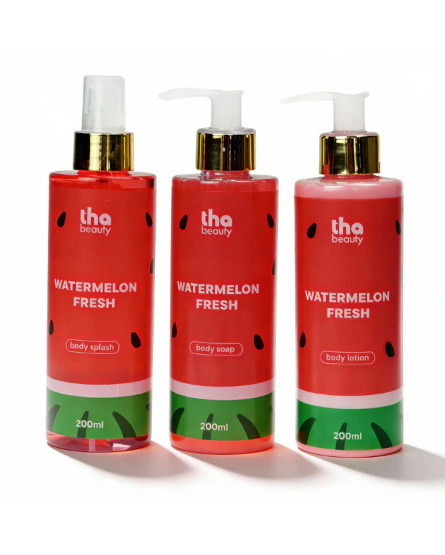 Combo Melancia: Body Splash + Loção Hidratante + Sabonete Líquido - comprar online